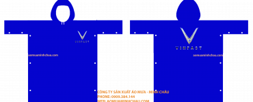 Đặt áo mưa in logo công ty