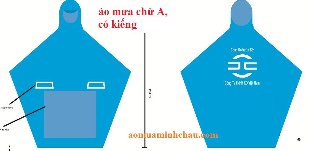 Áo mưa quảng cáo