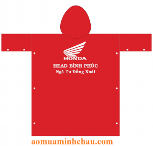Gia công in ấn áo mưa quà tặng doanh nghiệp