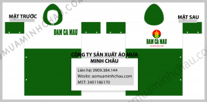 Xưởng may áo mưa quà tặng