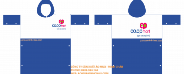 Sản xuất áo mưa in logo công ty