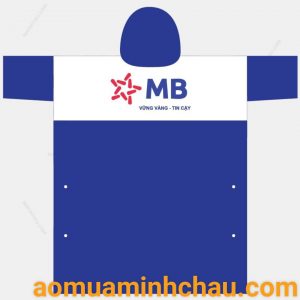 Áo mưa in logo ngân hàng
