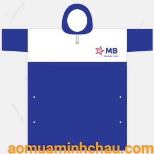 Sản xuất áo mưa in logo ngân hàng