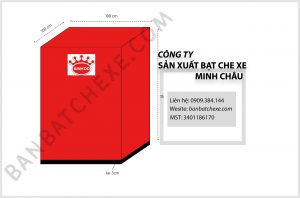 Áo trùm hàng hoá in logo