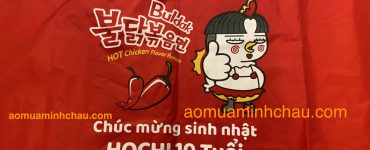 Áo mưa in nhiều màu
