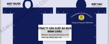Đặt áo mưa công đoàn tặng sinh nhật công nhân