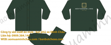 Áo mưa in logo sân golf
