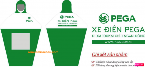áo mưa xe điện pega