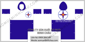 Áo mưa nhựa in logo rẻ