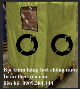 Áo trùm hàng in logo 
