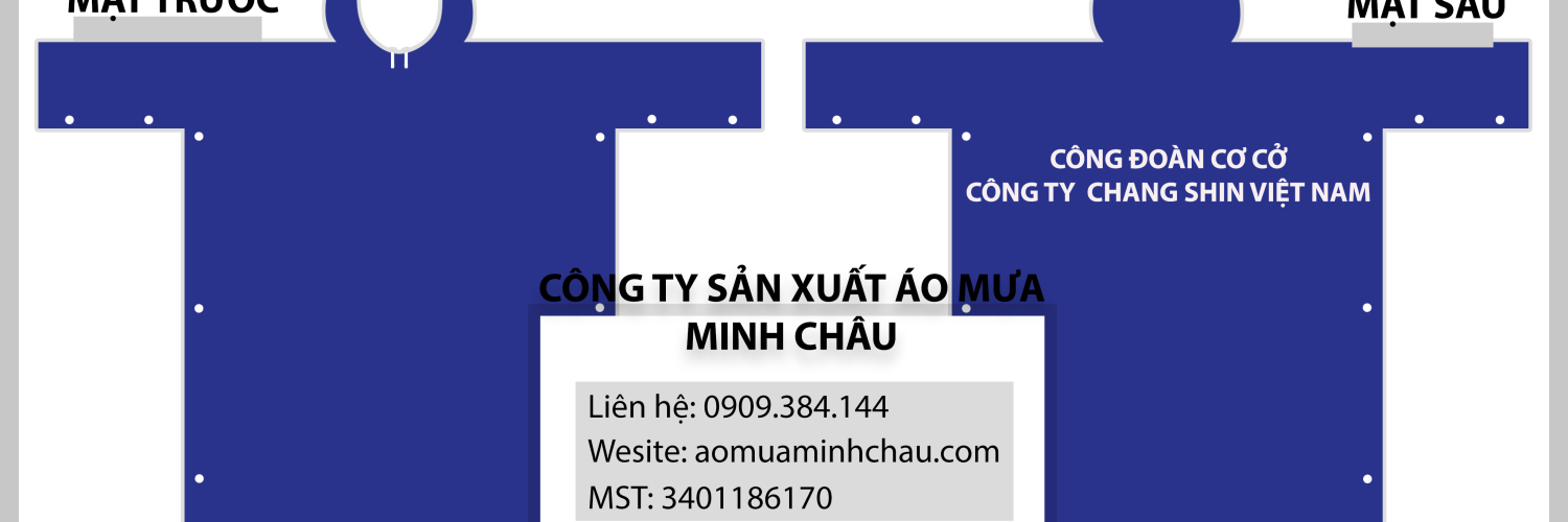 Xưởng in ấn áo mưa công đoàn