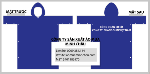Xưởng in ấn áo mưa công đoàn 