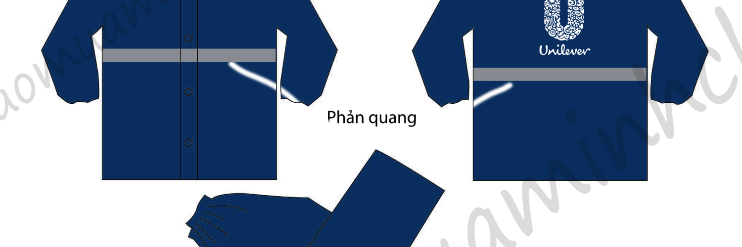 Áo mưa bộ in logo theo yêu cầu