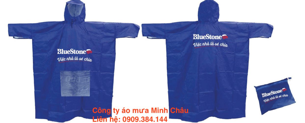 Nhận in áo mưa vải dù tổ ong