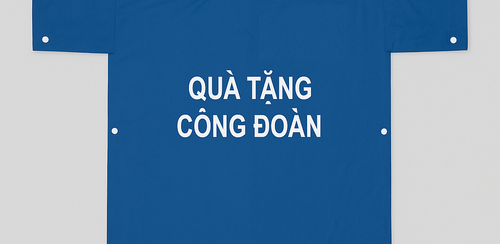 Áo mưa làm quà tặng công đoàn