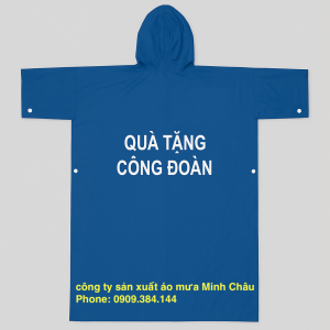 Áo mưa làm quà tặng công đoàn