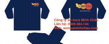 Áo mưa bộ in nhiều màu