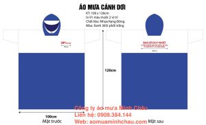 Áo mưa nhựa Rạng Đông in ấn quảng cáo