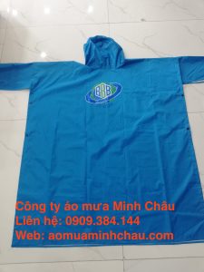 Áo mưa vải dù tổ ong in chuyển nhiệt