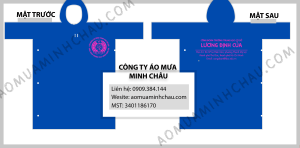 Áo mưa công đoàn trường học