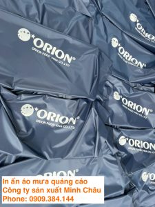 Công ty in ấn áo mưa số lượng lớn